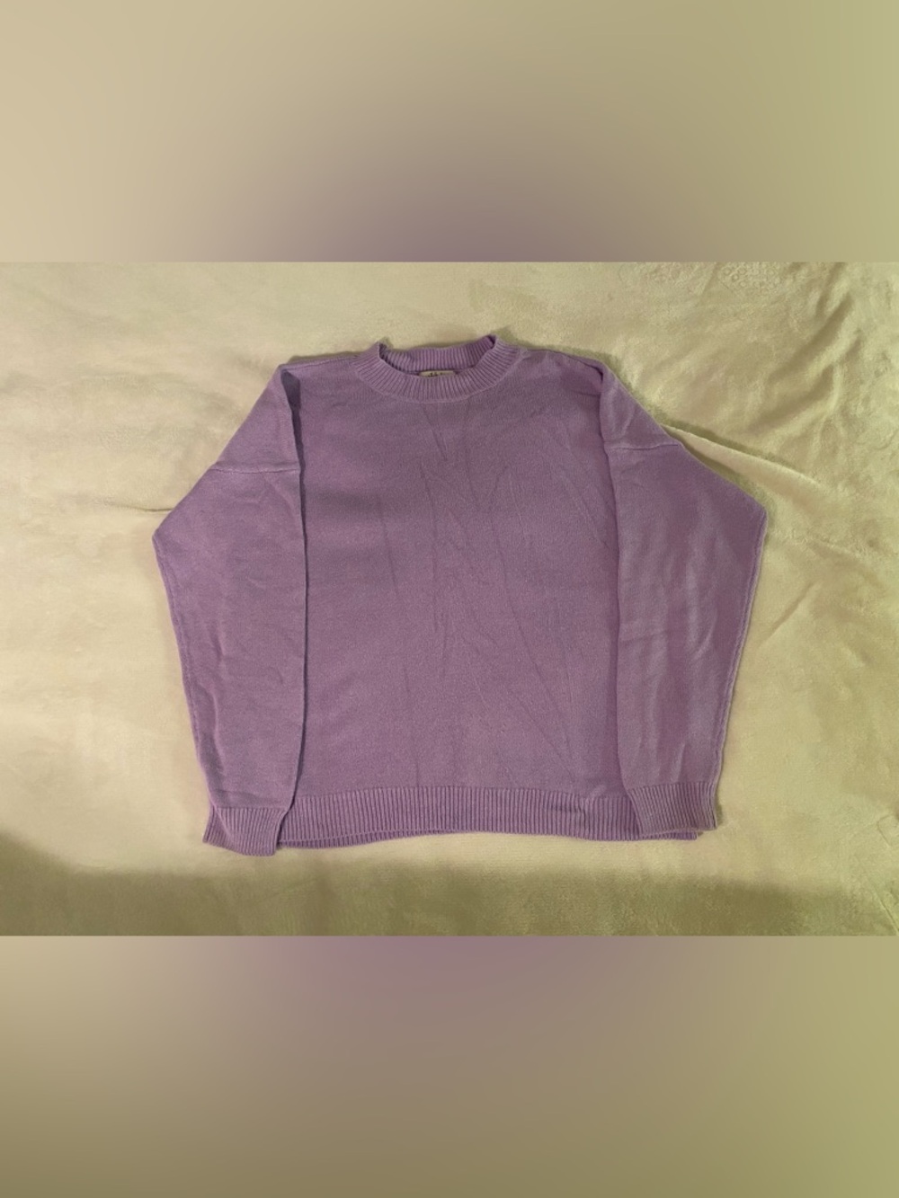Style & Co. Lavender Crewneck Pullover